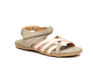 ALXIR Ladies Hook & Loop Ankle Strap Sandals with Velcro PSL2151
