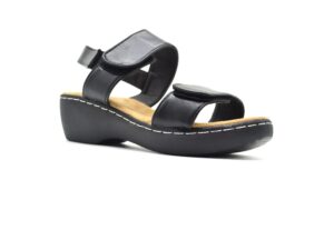 TTP Ladies Comfortable Dual Hook & Loop Strap Sandals CY1512