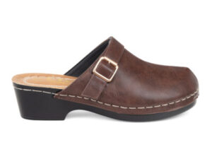 TTP Ladies Comfortable Mules with Buckle Decor  XB8222