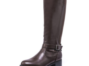 TTP Knee High Boot with Ankle Decor and Elasticated Back Shaft XB8227