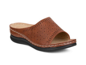 TTP Ladies Comfortable Slip-On Sandals with Cut Out Detail  L18816