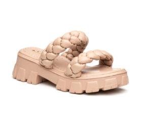 TTP Ladies Platform Sandals with PU Braided Straps DZW211007