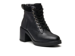 TTP Ladies Block Heel Lace-Up Ankle Boots XB85697