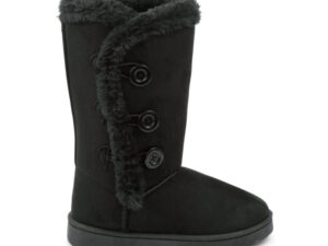 TTP Women’s Suede Three Button Mid-Calf Polar Boots CY030