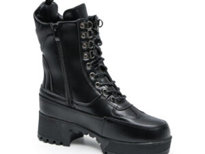 TTP Sleek Platform Lace-up Ankle Boots XB502