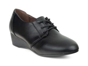 TTP Classic Ladies Lace-Up Wedge Heel Courts 182-8