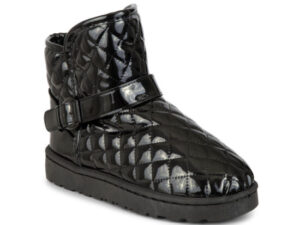 TTP Polar Ankle Boot with Patterned Stitching and Buckle Strap PU206
