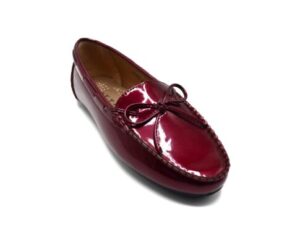 TTP Women’s High Gloss Moccasin with Bow Decor on Vamp 101052-LL