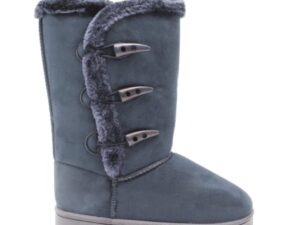 TTP Women’s Suede Three Button Mid-Calf Polar Boots CY3-3