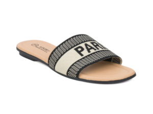 Alxir - Ladies Paris Style Textile Slippers PSL4103