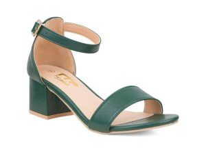 TTP Ladies Block Heel Sandals with Ankle Strap XB23628
