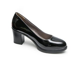 TTP Comfortable Classic Block Heel Courts XBK3501