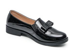 TTP - Patent Slip-On Loafers with Bow Decor - XB301