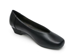 TTP – Simplistic Slip On Square Toe Low Heels JSF28
