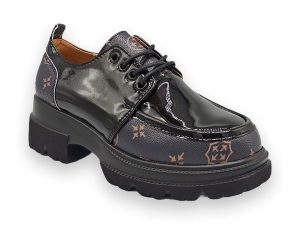 TTP Fashion Platform Lace-Up Loafers XB230811-B