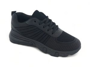 Women Black Textile Casual Sneakers YZ21001