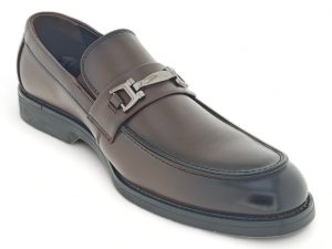Men’s Classic Formal Loafers with Link Decor Y892