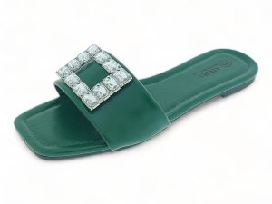 Aixir Sandal with Embellished Square Decor PSL4184