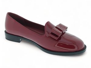 Aixir – Bow Decor Patent Loafer PSL2126