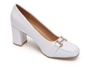 TTP – Square Toe Block Heel with Link Decor JSF51