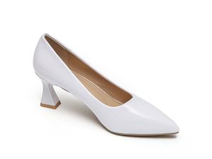 TTP Women Spool Heel Patent PU Slip On Heels JSF65