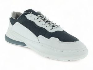 Men White PU Low-Top Sneakers XB20926