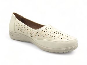 TTP Women Flatform Round Toe Loafer with Cut Out Decor XB5050
