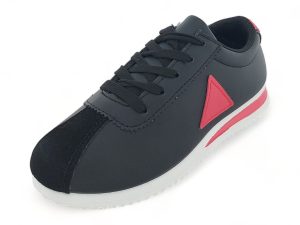 Women PU Casual Sneaker with Triangular Decor XB21101